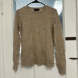 NWOT Pendleton Washable Wool Crew Neck Sweater - Tan/Beige - Size XS